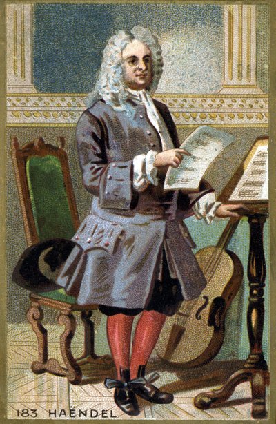 George Frederick Händelin muotokuva (Georg Friedrich Handel tekijältä French School