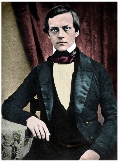 Hermann von Helmholtzin (1821-1894) muotokuva. Saksalainen fyysikko, anatomi ja fysiologi. tekijältä French School