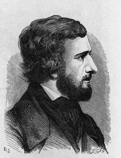 Muotokuva Hippolyte Fizeausta (1819 - 1896) - "" Tiedealbumissa; maineikkaat tutkijat; Suuria löytöjä””” 1896. tekijältä French School