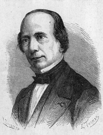 Italian fyysikon J. Casellin muotokuva - "" Album of Sciencessä; maineikkaat tiedemiehet; Suuria löytöjä””” 1896. tekijältä French School