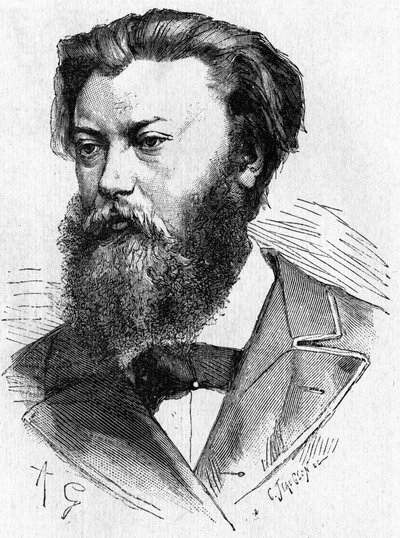 Jablochkoffin muotokuva - "" Tiedealbumissa; maineikkaat tiedemiehet; Suuria löytöjä””” 1896. tekijältä French School