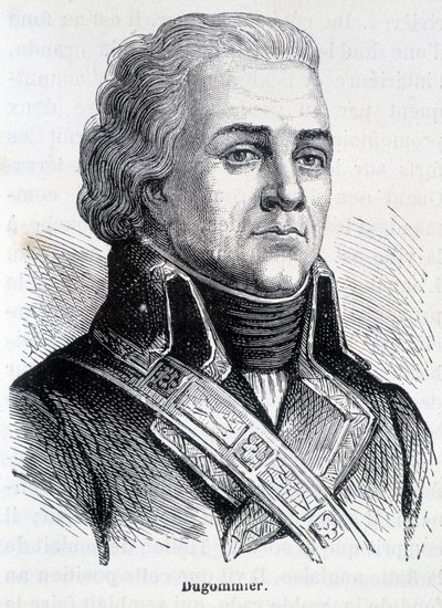 Jacques François Coquille dit Dugommier, ranskalainen kenraali (1738-1794) muotokuva - Henri Martinin "" L