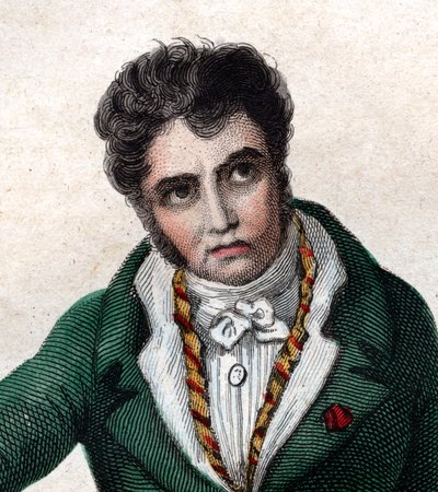 Jacques Louis Davidin (1748-1825), ranskalaisen taidemaalarin muotokuva. tekijältä French School