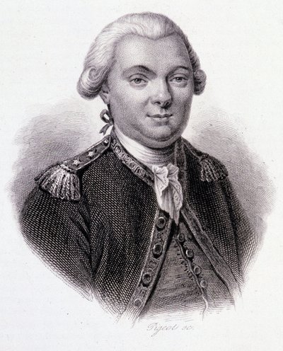 Muotokuva Jean-Francois Galaup, Comte de La Perouse (Jean Francois Laperouse) tekijältä French School