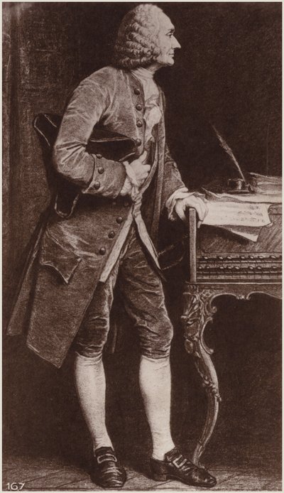 Jean-Philippe Rameaun muotokuva tekijältä French School