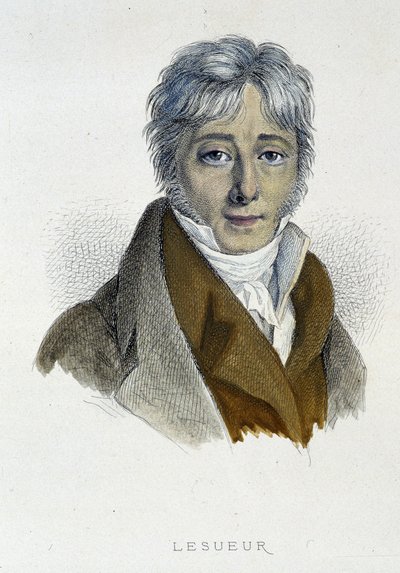 Muotokuva Jean - François Lesueur - kaiverrus tekijältä French School