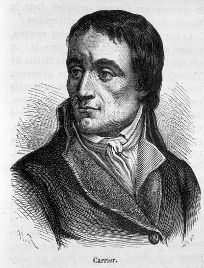 Jean Baptiste Carrierin (1756 - 1794), ranskalaisten poliitikkojen muotokuva - Henri Martinin "" L