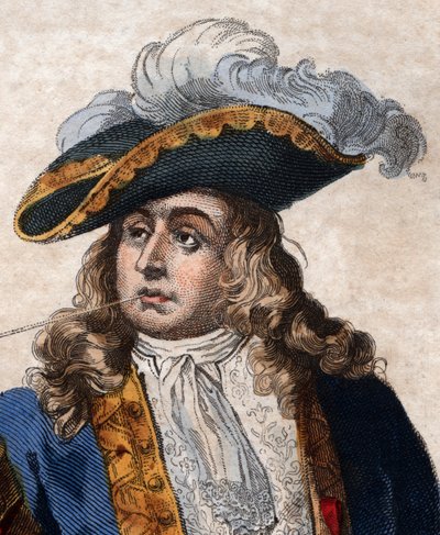 Jean Bartin (1650-1702), ranskalaisen korsaarin muotokuva. tekijältä French School