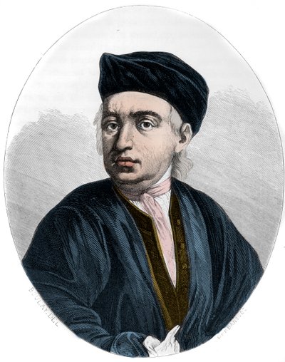 Jean Calasin muotokuva, kuvitus Le Livre Rougesta, kirjoittanut Dupray de la Maherie tekijältä French School
