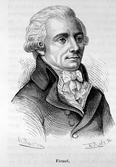 Jean Feraudin (tai Ferraud), ranskalaisen poliitikon (1764-1795) muotokuva - "" L