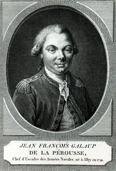 Jean Francois Galaup de la Perousen (1741-88) muotokuva tekijältä French School
