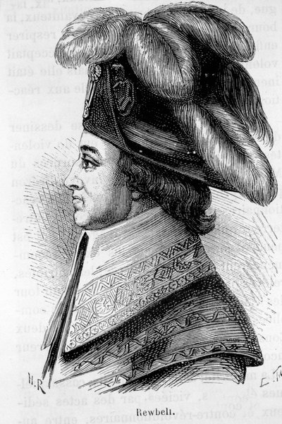 Jean François Rewbellin (tai Reubellin), ranskalaisen poliitikon (1747 - 1807) muotokuva - Henri Martinin teoksessa "L
