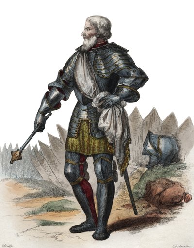 Muotokuva Jean II Le Maingresta (Le Meingre) (1366-1421), nimeltä Boucicaut, Ranskan marsalkka. tekijältä French School