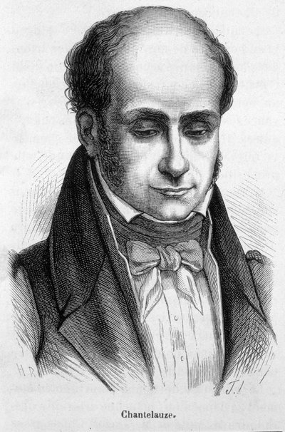 Oikeusministerin Jean de Chantelauzen (1787-1859) muotokuva. tekijältä French School