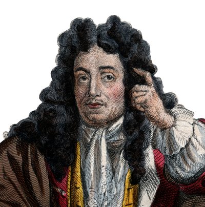 Jean de La Bruyeren (Labruyeren) (1645-1696), ranskalaisen esseisti ja moralisti, muotokuva. tekijältä French School