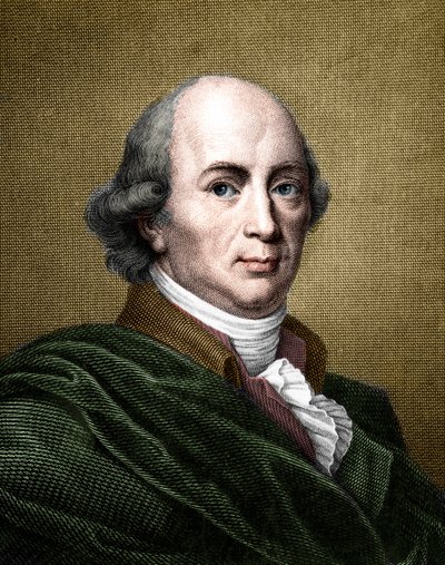 Muotokuva Johann Gottfried Herderistä (1744-1803), saksalainen filosofi ja kirjailija. (myöhempi väritys) tekijältä French School