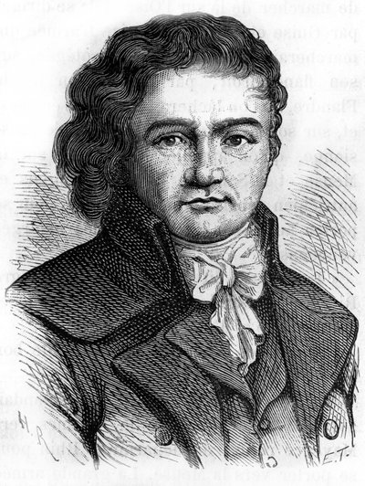 Joseph Lebonin muotokuva - Henri Martinin "Ranskan historiassa". tekijältä French School
