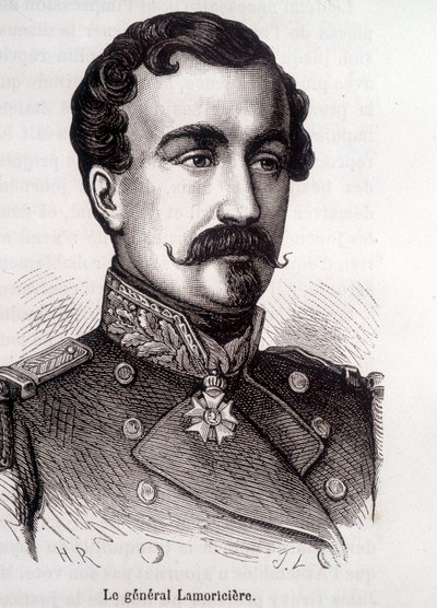 Lamoricièren muotokuva, ranskalainen kenraali ja poliitikko (1806 - 1865) tekijältä French School
