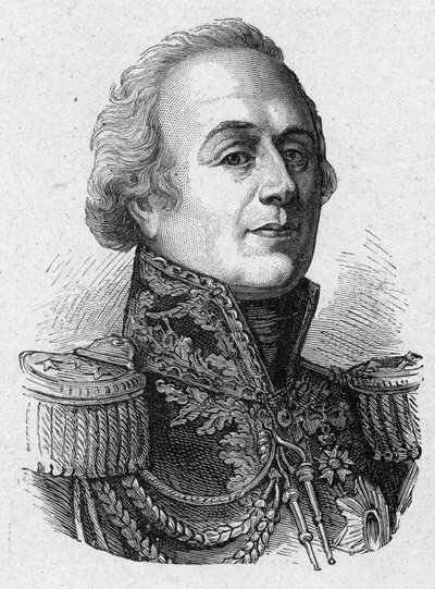 Ranskalaisen kreivin ja kenraalin Narbonne Laran (1755-1813) muotokuva Louis-Mariesta (Louis Marie) tekijältä French School