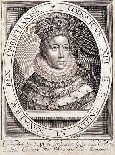 Nuoren Ludvig XIII:n muotokuva. tekijältä French School