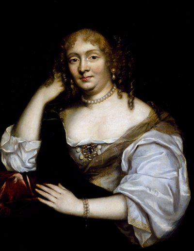 Madame de Sevignen muotokuva, vuoden 1670 jälkeen (öljy kankaalle) tekijältä French School