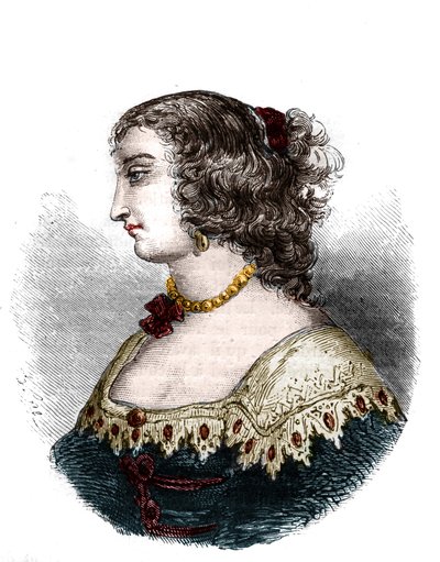 Mademoiselle de Hautefortin muotokuva (Marie de Hautefort tekijältä French School