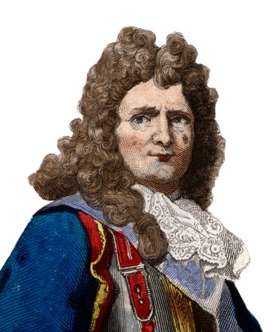 Marquis de Vaubanin (1633-1707), Ranskan marsalkka, muotokuva. tekijältä French School