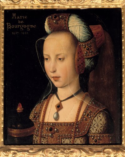 Burgundin herttuattaren ja kreivitär Marian (1457-1482) muotokuva tekijältä French School