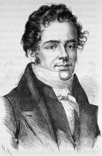 Montbelin, ranskalaisen poliitikon (1787 - 1861) muotokuva - Henri Martinin elokuvassa L’Histoire de France tekijältä French School