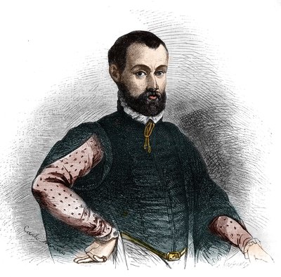 Bernardo dei Machiavellin muotokuva Niccolosta (Nicolas Machiavel tekijältä French School