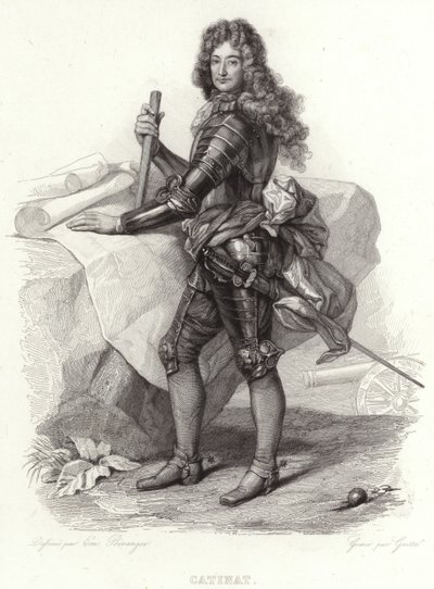 Nicolas Catinatin muotokuva tekijältä French School