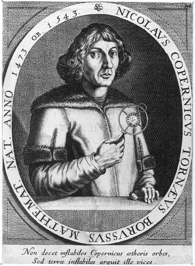 Nikolai Kopernikuksen (1473-1543) muotokuva tekijältä French School