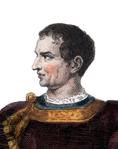 Olivier V de Clissonin (1336-1407), ranskalaisen konstaapelin muotokuva. tekijältä French School