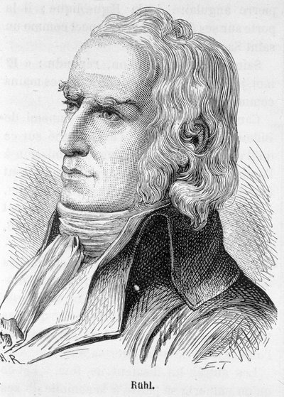 Muotokuva ranskalaisesta poliitikosta Philippe Jacques Ruhlista (1737-1795) - Henri Martinin "" L