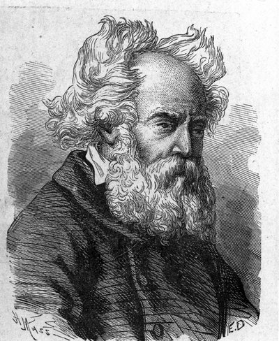 Pierre-Louis-Frederic (Pierre Louis Frederic) Sauvagen (1785-1857), ranskalaisen heliksin keksijän muotokuva - julkaisussa "Album de la Science; maineikkaat tiedemiehet; Grandes disouvertes””” 1896. tekijältä French School