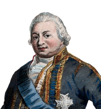 Pierre Andre de Suffren de Saint Tropezin muotokuva, ulosottomies de Suffren (1729-1788), ranskalainen amiraali. tekijältä French School