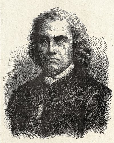 Pierre Charles Le Monnierin, ranskalaisen tähtitieteilijän (1715 - 1799) muotokuva - Album de la Science -julkaisussa; maineikkaat tiedemiehet; Suuria löytöjä””” 1896. tekijältä French School