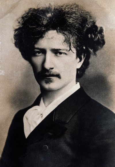 Puolalaisen säveltäjän Ignacy Jan Paderewskin (1860-1941) muotokuva tekijältä French School