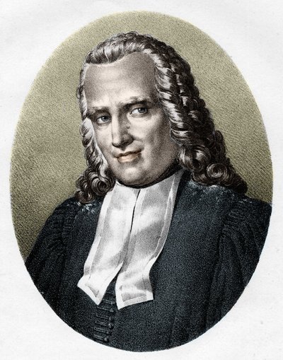 Muotokuva Robert Joseph Pothierista (1699-1772), ranskalaisesta juristista. tekijältä French School