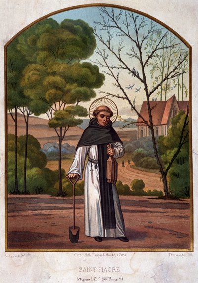 Muotokuva Saint Fiacresta (eremitaasi lähellä Meaux