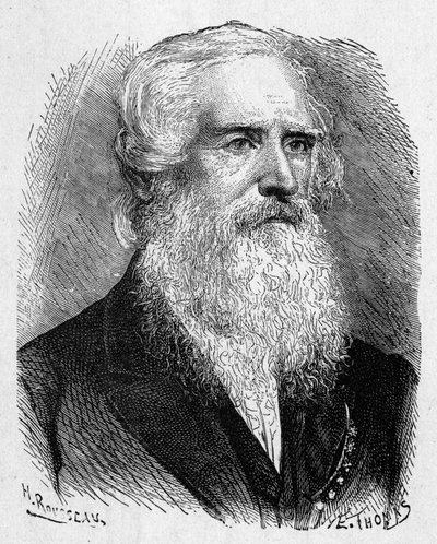 Samuel Morsen (1791 - 1872), yhdysvaltalaisen taidemaalarin ja fyysikon muotokuva - "" Album of Science -lehdessä; maineikkaat tiedemiehet; Suuria löytöjä””” 1896. tekijältä French School