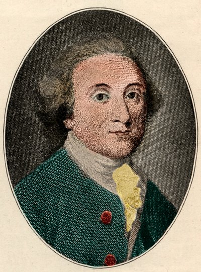 William Whiteheadin (englannin runoilija) (1715-1785) muotokuva. tekijältä French School