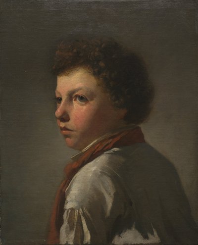Nuoren miehen muotokuva (öljy kankaalle) tekijältä French School