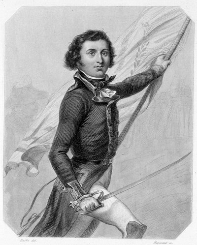 Chartren ja Orleansin herttuan muotokuva, josta tuli Louis-Philippe I (1773-1850), Ranskan kuningas. Kirjassa L