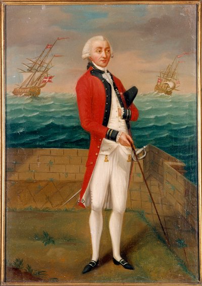 Favray-ritarin (1706-1791) muotokuva Maltan gallerian upseerista Ranskalaisen koulun maalaus. 1700-luvun Pariisi, Legion d