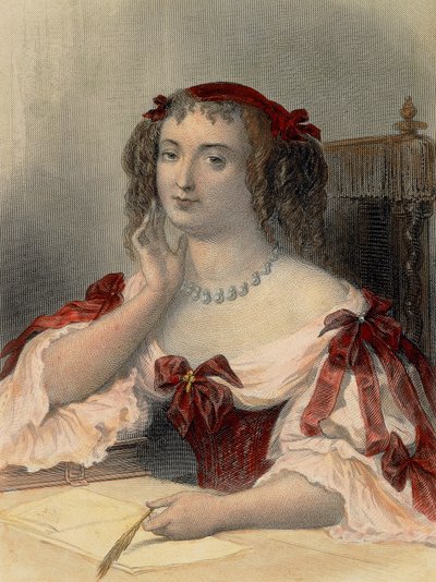 Marquise de Sevignen muotokuva tekijältä French School