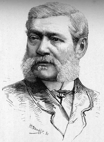 Muotokuva kaivertajasta, kreivi Colonna Cesarist (1825-1887). tekijältä French School