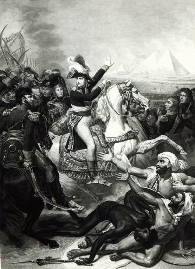 Napoleonin kuvaus Egyptin valloittajana tekijältä French School