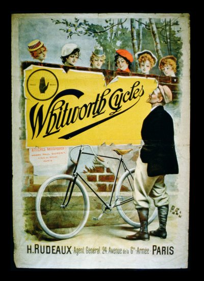 Julisteet Whitworth Cycles, Paris tekijältä French School