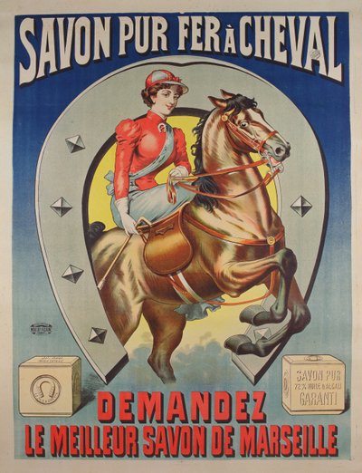 Le Fer a cheval soap -juliste tekijältä French School